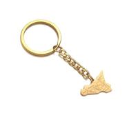 Porte-Clés Carte De L'Italie Sicile - Pour Femmes Et Hommes - Pendentif Carte Géométrique À La Mode - Style Ethnique - Porte-Clés - Sac À Main - Sac À Dos - Porte-Clés De Voiture - A