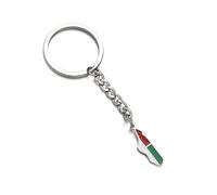 Porte-Clés Carte De Madagascar - Porte-Clés Géométrique De Style Ethnique Dégoulinant D'Huile, Porte-Clés Personnalisé Pour Sac À Dos, Voiture, Pendentif Carte, Porte-Clés Pour Homm