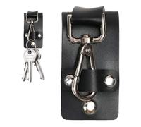 Porte-clés Ceinture,Porte-clés Élégant en Cuir PU,Clip De Ceinture à Clés - Pour Hommes et Femmes, Infirmières en Service, Sac à Main, Travail en Extérieur, Application de la Loi, et Sécurité