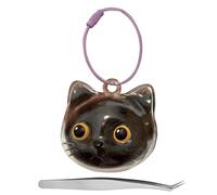 Porte-clés Cénotaphe pour perte d'animaux domestiques, bouteille de rangement transportable pour les propriétaires de deuil et les bien-aimés des animaux en PVC transparent