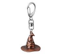 Porte-Clés Chapeau - Porte Mystique de Chapeau de Sorcier et Charme de Sac pour Femmes avec Étoiles, Lune et Décorations Cristal, Cadeaux de Porte ool pour Amatrices de Magie & Fantastique