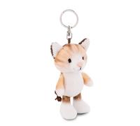 Porte-clés Chat 5cm Brun - Pendentif Animal avec Anneau métallique pour accrocher aux clés, à la Corde, au Sac et Plus Encore