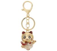 Porte-clés Chat en Alliage Argenté, Pendentif de Paquet, Ambiance Noël | Style Chinois Cartoon, Finition Brillante, Organise les Clés, Accessoire pour Téléphone, Voiture, Paquet à Main, Collection