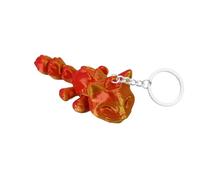 Porte-clés Chat Imprimé En Artistique Pendentif Chat Innovant Imprimé En Avec Liens Mobiles Pour Une Polyvalence Tendance
