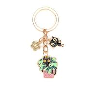 Porte-clés chat mignon, pendentif chat et poisson mignon en alliage de haute qualité, comme cadeau d'anniversaire affectueux pour les femmes, cadeaux pour les copines et les sœurs