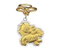 Porte-clés Cheval - Charme De Téléphone Symbole De Richesse, Portabilité Légère | Porte-clés Du Nouvel An Chinois « Puissiez-vous Devenir Riche Immédiatement » Pendentif Pour Le Nouvel An, Adulte, Enf