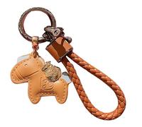 Porte-clés cheval | Charme sac cheval | Année du porte-clés des chevaux | Pendentifs porte-clés en métal chevaux en cuir | Breloques sac à main RedHorse du Nouvel An chinois 2026 pour sacs à main