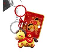 Porte-clés cheval du Nouvel An chinois - Porte-clés suspendu 2026, accessoire de porte-clés équin | Femmes, hommes, adultes, adolescents, sac à dos, souvenir, bureau, école, salle de classe,
