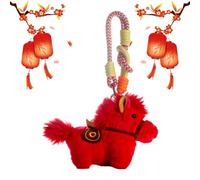 Porte-clés cheval en - Adorable pendentif en avec lanière, mini figurine en à collectionner pour et adultes, idéal pour un anniversaire, Noël, Nouvel An 2026, fêtes, sa