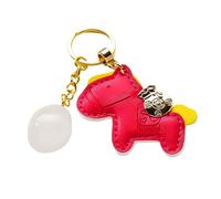 Porte-clés cheval en cristaux robustes symbolisant la prospérité et l ' attrait à la mode, accessoire de porte-clés de voyage