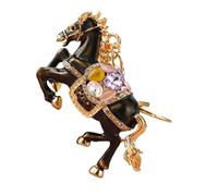 Porte-clés cheval en métal, breloque créative du nouvel an, pendentif de décoration pour clés de voiture, de téléphone, conception sécurisée, breloque de de téléphone en métal
