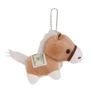 Porte-clés Cheval,Pendentif Cheval en Peluche Doux et Mignon pour Porte-monnaie,Porte-clés Animaux en Peluche 2026 - pour Femmes Filles Étudiantes Portefeuille Sac à Dos Sac à Main Bourse Cadeaux de N