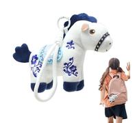 Porte-clés cheval - Porte-clés chevaux en peluche | mignons en peluche, peluch mignon, pour femmes, hommes, petite amie, fille, garçon, sac à main d'anniversaire, sa