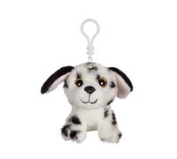 Porte-clés chien dalmatien 12 cm blanc TU