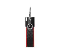 Porte-clés Citroën Rouge Officiel, Carbone, Logo Noir