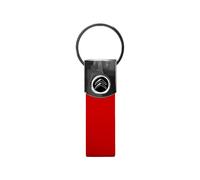 Porte-clés Citroën Rouge Officiel, logo noir