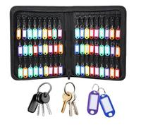Porte-clés, classeur portable ignifuge - 54 positions avec poignée - pour l'organisation de gestion, banquier, gestionnaire de propriété, location de voiture, bureau à domicile