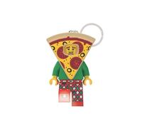 IQ Porte-clés lumineux Lego Iconic Pizza Guy (KE176H) - Figurine 82 mm - 2 piles CR2025 incluses