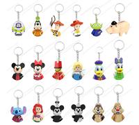 Porte-clés classique Disney, Mini personnage 3D, ensemble de modèles, blocs de construction, jouets à assembler, cadeaux d'anniversaire pour enfants, garçons et filles no box