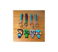 Porte-clés classique Minecraft, figurine modèle, My World Steve D
