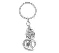 Porte-clés Clavier Porte-clés Métal Porte-clés Petit Porte-clés Décoration Suspendu Porte-clés Portable Pendentif, argenté, 8.20X3.00X0.50CM