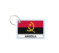 Porte Cles Cle Clefs Imprime Double Face Drapeau Ang Angola