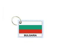 Porte Cles Cle Clefs Imprime Double Face Drapeau Bg Bulgarie