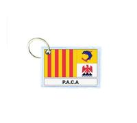 Porte Cles Cle Clefs Imprime Double Face Drapeau Departement Paca Provence