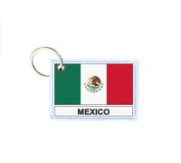 Porte Cles Cle Clefs Imprime Double Face Drapeau Mex Mexique