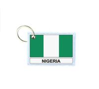 Porte Cles Cle Clefs Imprime Double Face Drapeau Ngr Nigeria