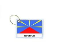 Porte Cles Cle Clefs Imprime Double Face Drapeau Re Ile De La Reunion