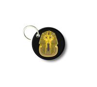 Porte Cles Clé Clefs Rond Imprime Double Face Toutankhamon Egypte