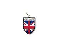 Porte cles clefs cle Drapeau Blason Royaume uni Anglais Union Jack Anglais