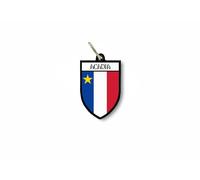 Porte Cles Clefs Cle Drapeau Collection Ville Blason Acadie Acadien