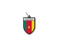 Porte cles clefs cle Drapeau Collection Ville Blason Cameroun camerounais