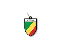 Porte cles clefs cle Drapeau Collection Ville Blason Congo congolais