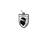 Porte cles clefs cle Drapeau Collection Ville Blason Corse Corsica