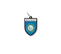 Porte cles clefs cle Drapeau Collection Ville Blason Etats USA Dakota sud