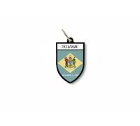 Porte Cles Clefs Cle Drapeau Collection Ville Blason Etats Usa Delaware