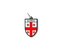 Porte cles clefs cle Drapeau Collection Ville Blason Georgie georgien