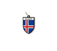 Porte cles clefs cle Drapeau Collection Ville Blason Islande islandais