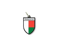 Porte cles clefs cle Drapeau Collection Ville Blason Madagascar malgache