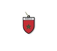 Porte cles clefs cle Drapeau Collection Ville Blason Maroc marocain