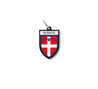 Porte cles clefs cle Drapeau Collection Ville Blason piemont Piemonte Italie