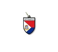 Porte cles clefs cle Drapeau Collection Ville Blason Saint Martin sint marteen