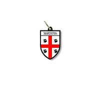 Porte cles clefs cle Drapeau Collection Ville Blason sardaigne sarde