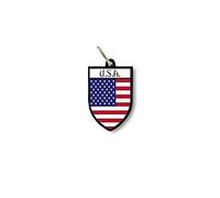 Porte cles clefs cle Drapeau Collection Ville Blason USA Etats Unis americain