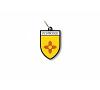 Porte Cles Clefs Cle Drapeau Collection Ville Blason Usa Nouveau Mexique