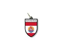Porte cles clefs Drapeau Collection Blason polynesie Francaise Tahiti polynesien