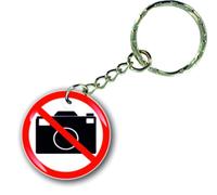 Porte Clés Clefs Keychain Voiture Moto Maison No Photo No Picture Interdit